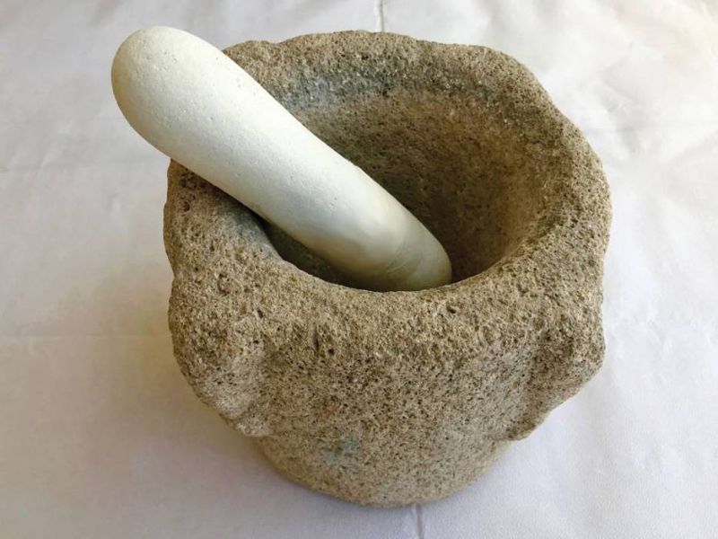 Stone carved Container